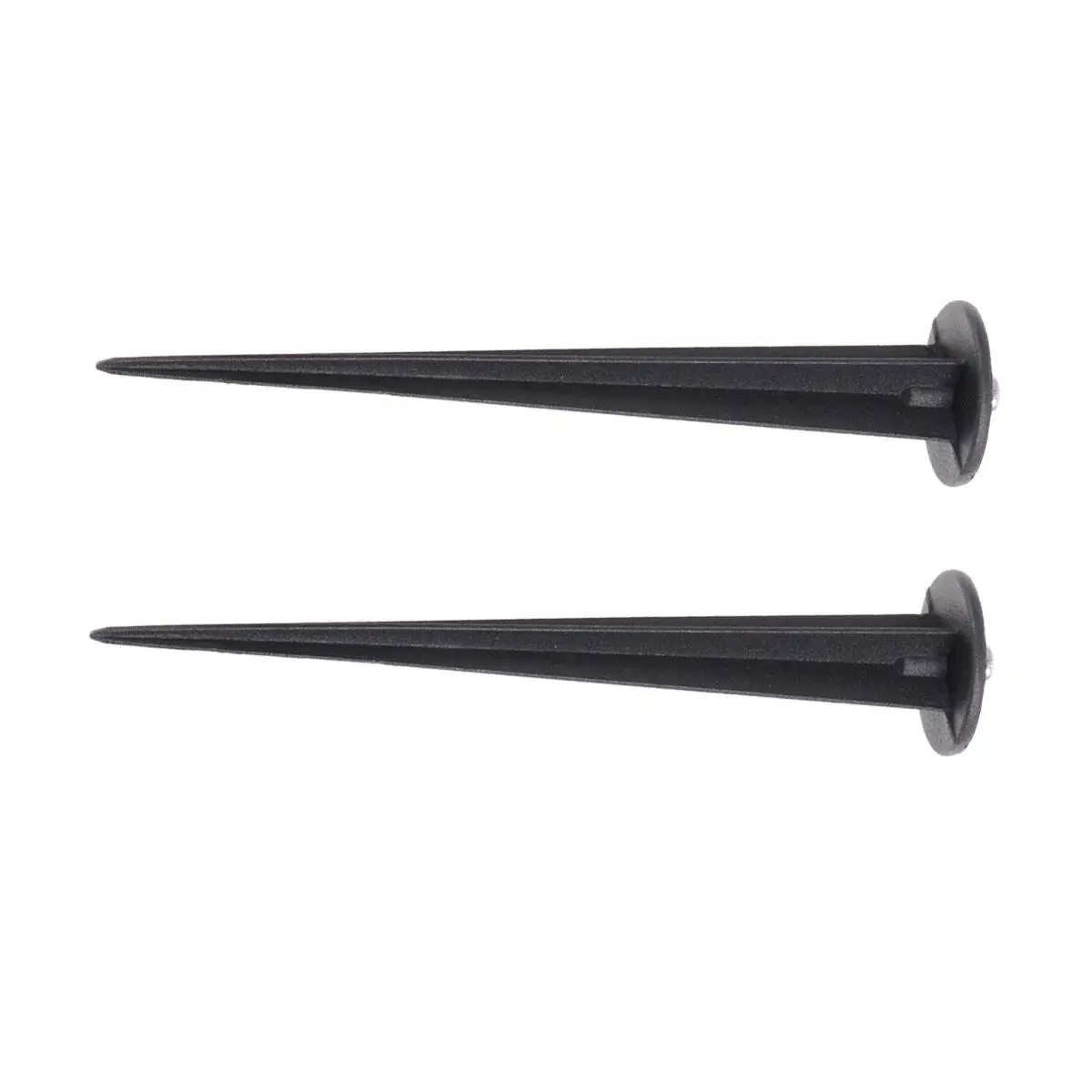 

2Pcs Lawn Lamp Socket LED Ground Plug Light Accessories Spotlight Outdoor Spike Durable Aluminum AntiRust Garden Decor