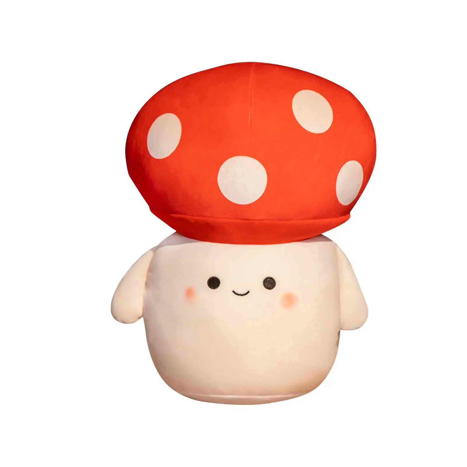 

Adorable Plush Mushroom Toy Soft Ornament Throw Pillow for Living Room Bedroom Decoration