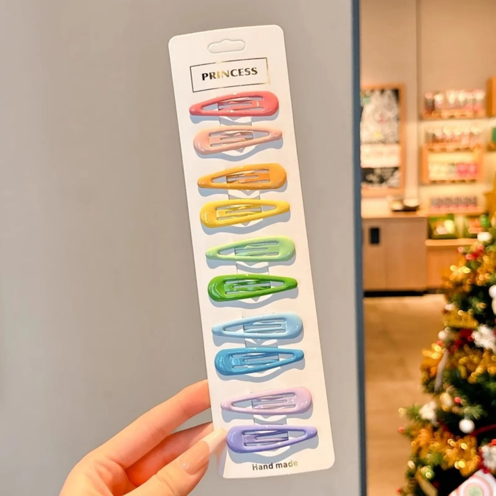 10 handgefertigte bunte Haarspangen: Stern- und herzförmige Haarspangen, süße Haar-Accessoires für Mädchen, lebendige Haarnadeln für den täglichen Gebrauch – Detail 1