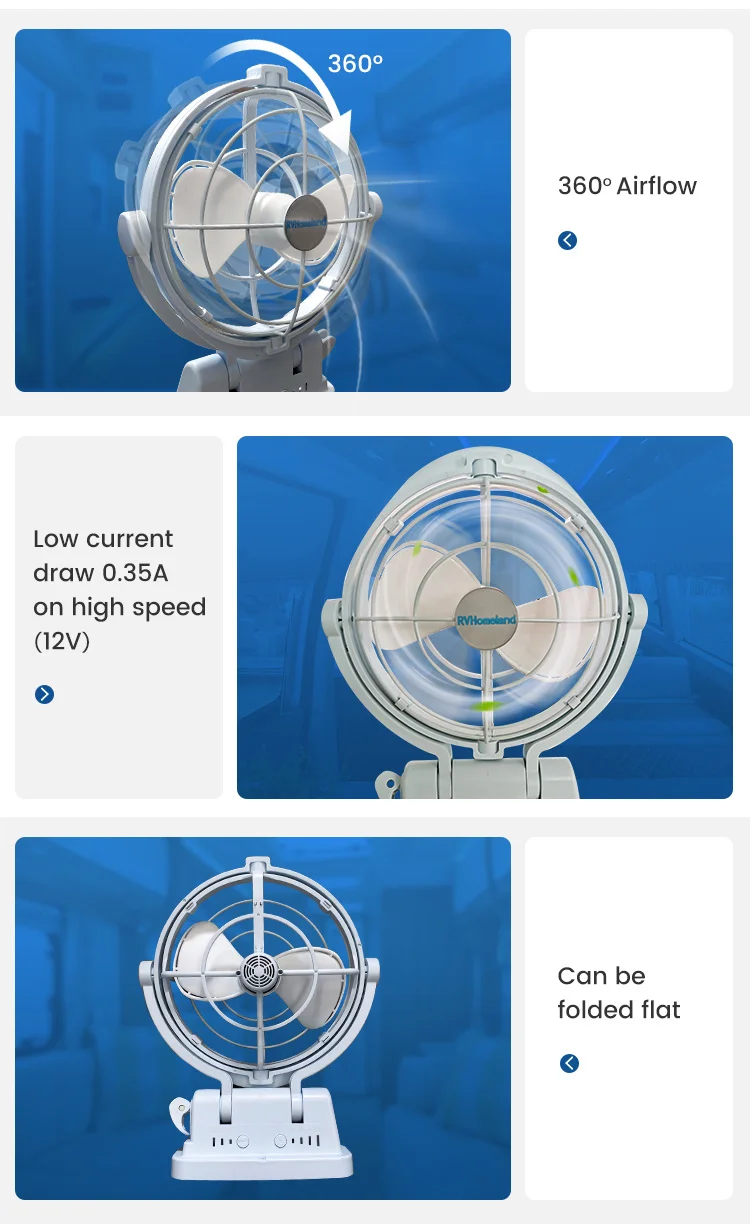 electric control rv ventilation fan for camper trailer