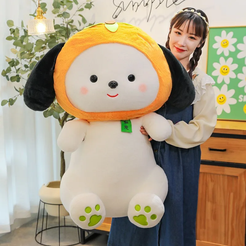 50cm Cute Ruyi Dog peluche Wakaii Cartoon Cute Puppy Doll Cute Girl Sleeping Pillow regalo di compleanno per bambini