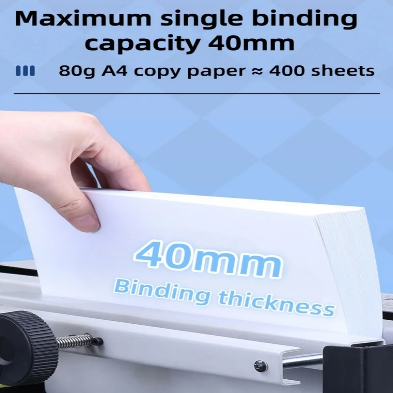 Semi-automatic wireless hot melt adhesive machine desktop electric A4 tender document binding machine small size