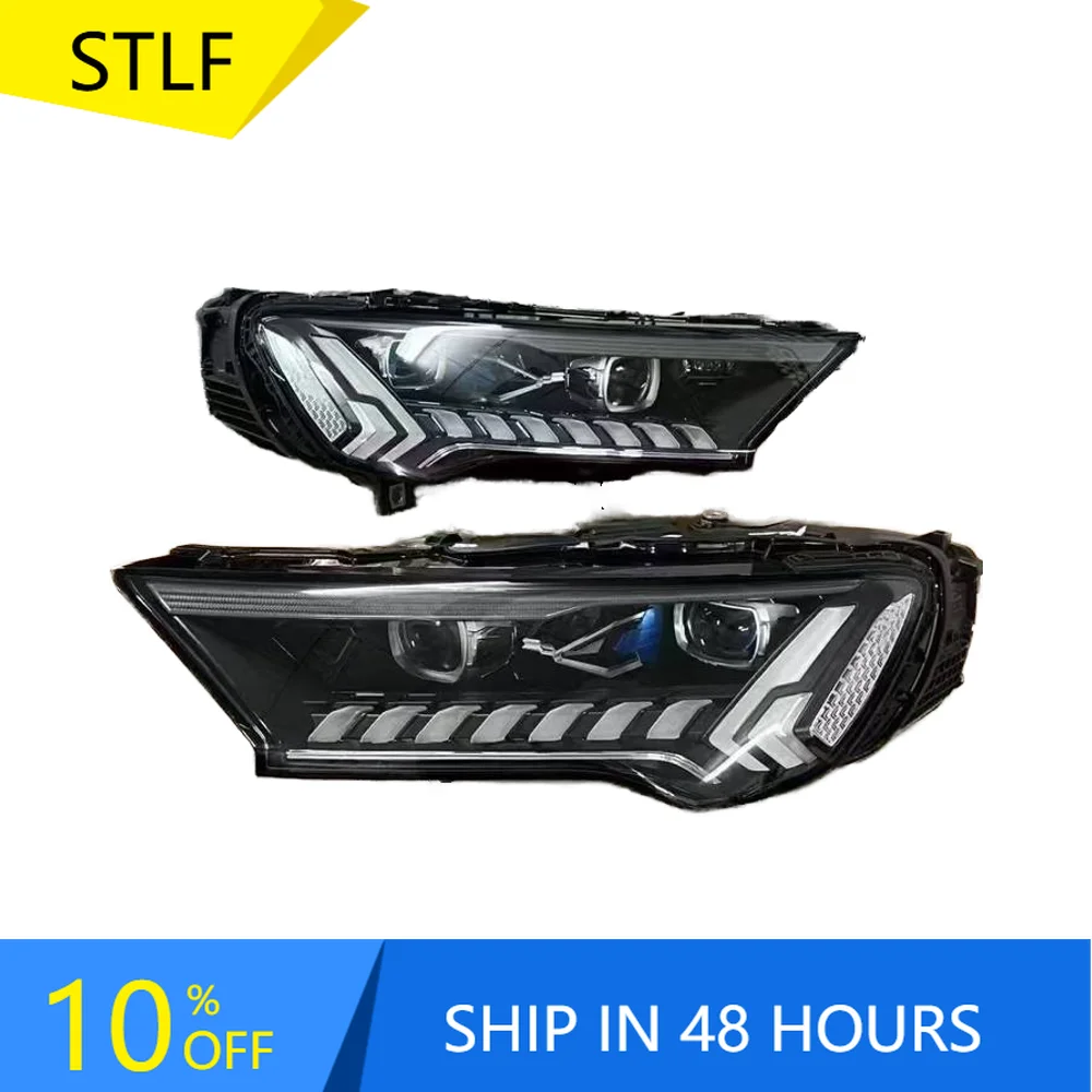 STLFAudi Q72020-2023 Upgraded Lasers Headlights, High-end Headlights, Car Lighting System, Q7 Headlights, LED Dynamic Headlights