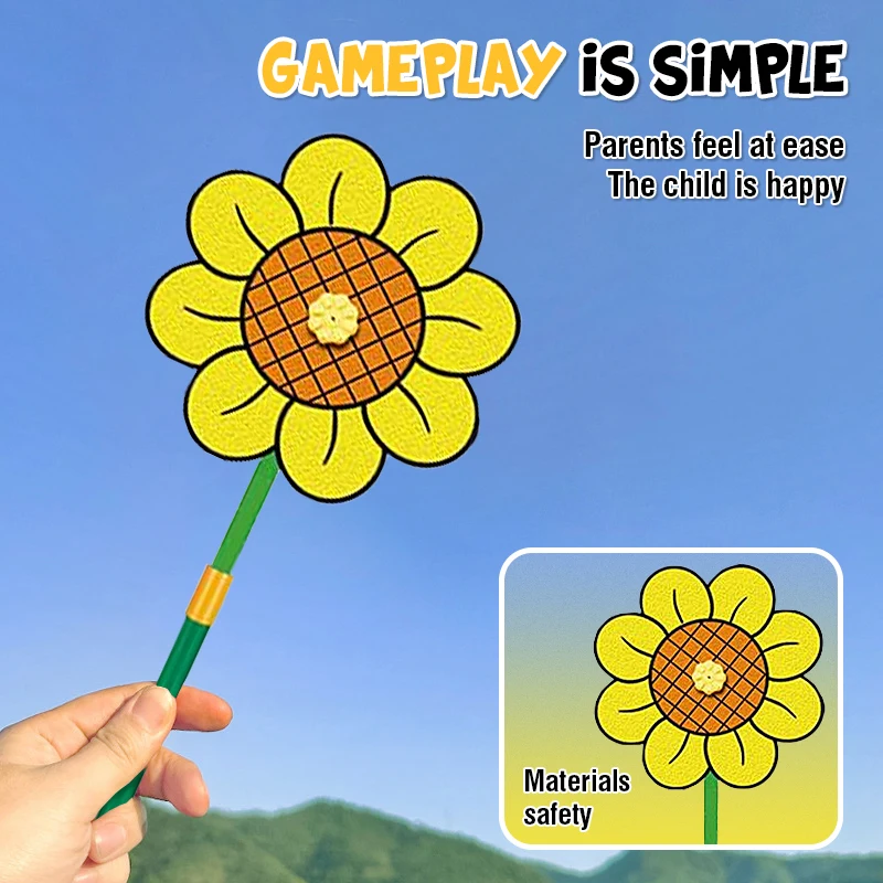 

Sunflower Sprinkler Crazy Dancing Flowers Butterfly Sprinkler 360 Rotating Water Spray for Yard Lawn Watering Garden Sprinkler