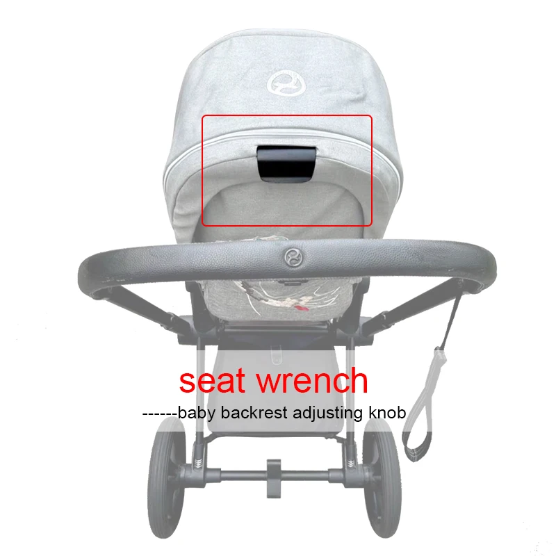 Buggy Seat Wrench For Cybex Priam 2/3/4 Platinum Mios 2/3 Balios S/Lux Rear Board Adjuster Backrest Switch Baby Accessories