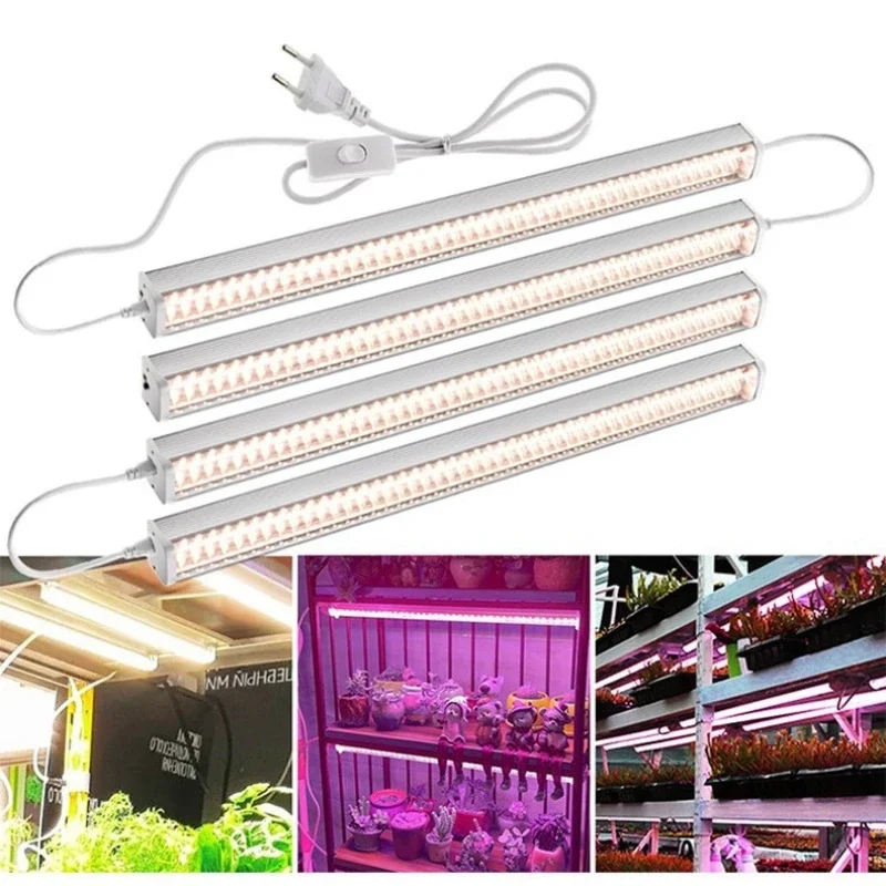 Luces Led de espectro completo para cultivo de plantas de invernadero, luz de relleno de flores vegetales, lámparas de cultivo sin suelo para el hogar