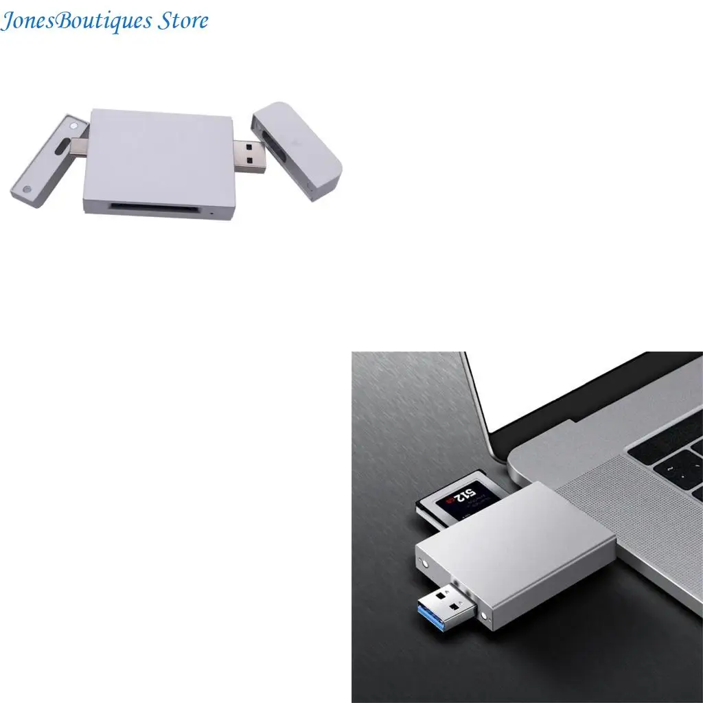 

High-Speed USB Card Reader CFexpress TypeB Card Reader USB3.1 +Type C 0-60℃ W8KE