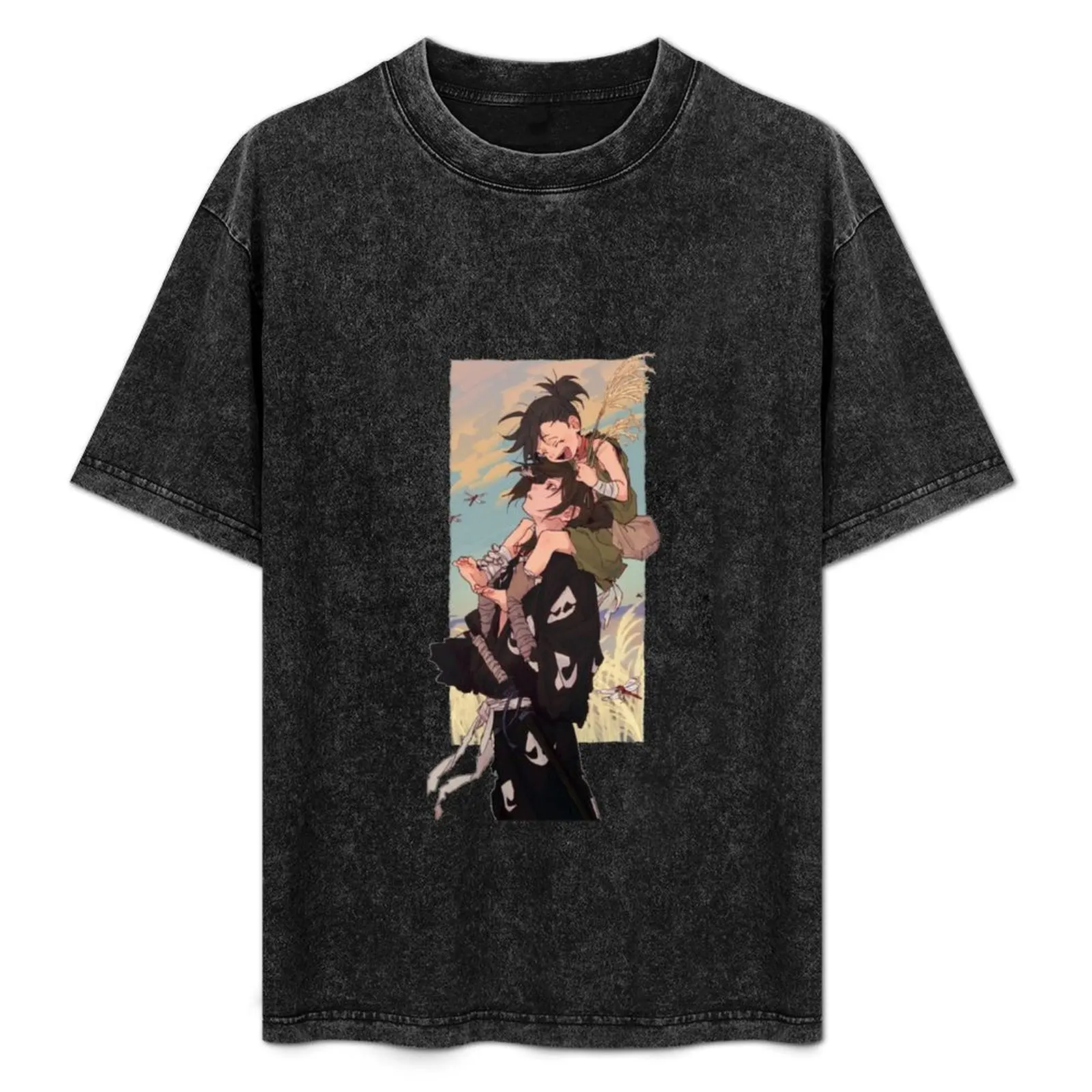 

Hyakkimaru and Dororo T-Shirt Big and Tall Basic Tee Shirt
