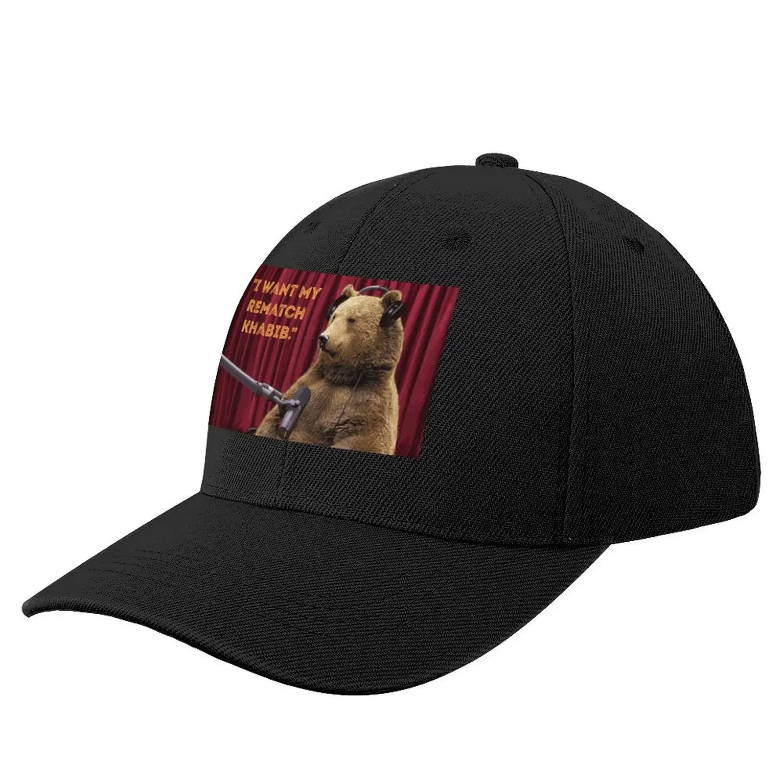 I want my rematch Khabib. Baseball Cap Custom Cap Ball Cap Rugby Horse Hat Golf Men Women's