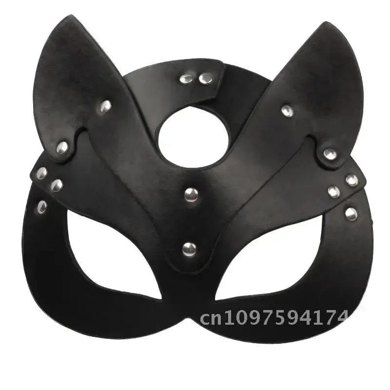 여자를위한 섹스 토이 코스프레 폭스 테일 항문 금속 항문 엉덩이 플러그 하프 고양이 마스크 파티 섹시한 성인 게임 BDSM 슈트