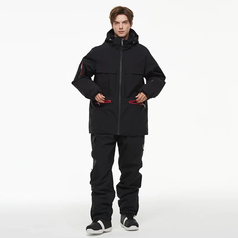 

Ski Suit Men's And Women's 24-25 Snow Season Outdoor Windproof Waterproof Warm Sn owboard Sk i Suit OT4 2025