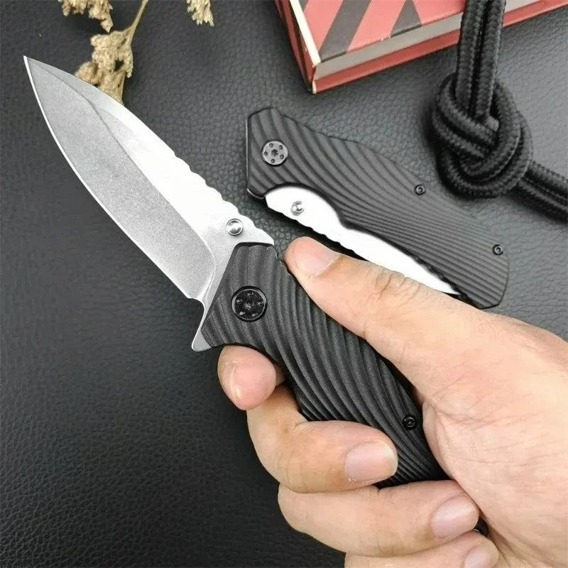 

KS 1326 Pocket Folding Knife 8Cr13Mov Blade edc multitool knives utility Outdoor Hunting selbstverteidigung tactical knife