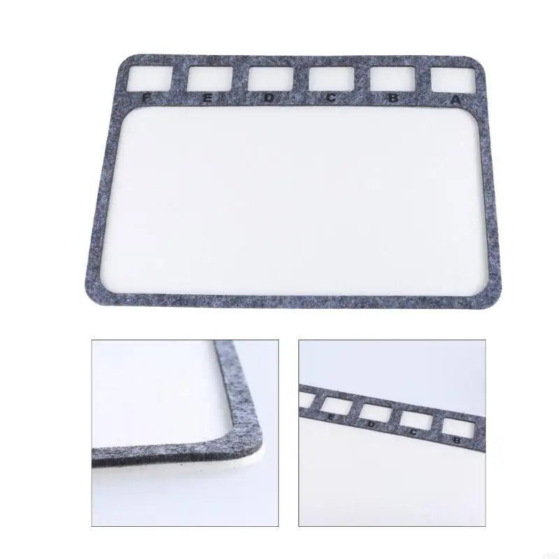195C Fashionable Beading Tray Pads 2 Pack Sturdy Felt Materials Bead Designs Boards for Jewelry Crafting Home Decoration