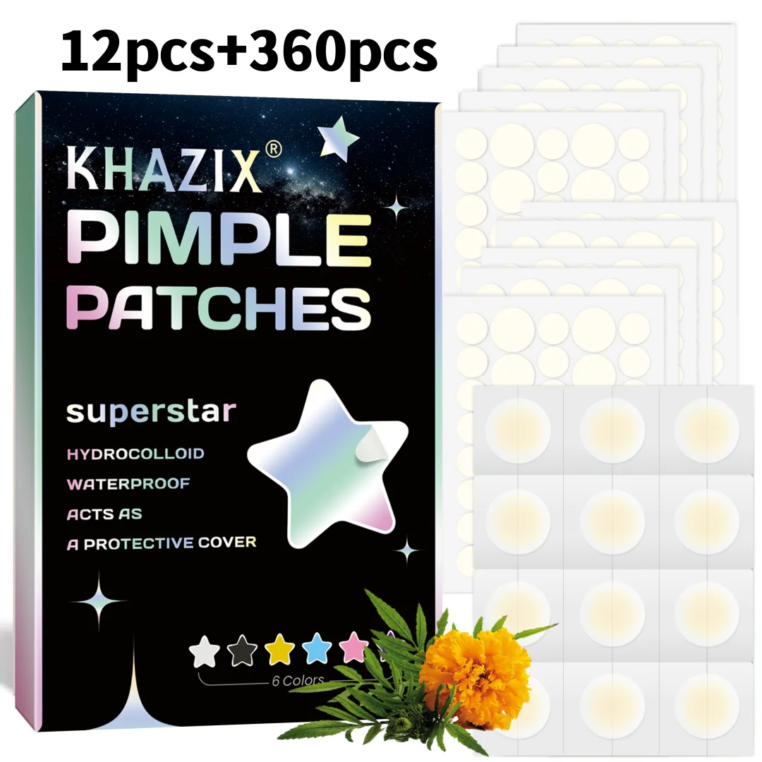 Hydrocolloid Acne Pimple Patch, Hydrocolloid Spot Stickers, Covering Zits and Defect, Nighttime Spot Stickers for Face and Skin view 3