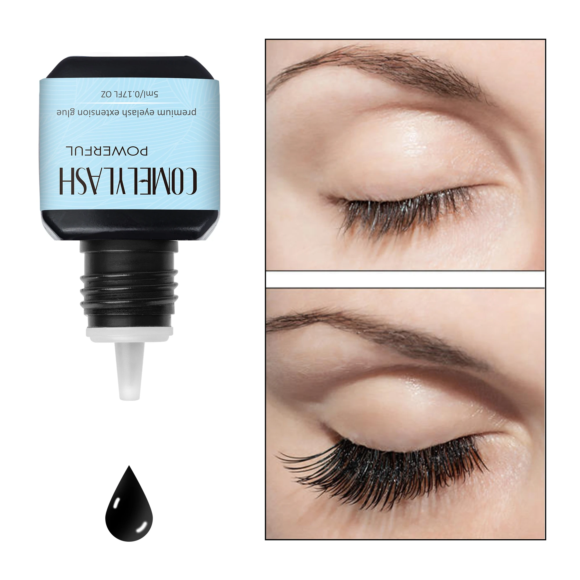 5ml Eyelash Glue Adhesive Bonding Strength False Eyelashes Lash Glue Makeup Tools