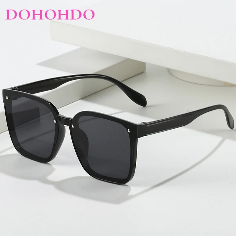 

Classic Big Frame Square Rice Nail Women Sunglasses New Brand Designer Retro Men Shades Outdoor Driving Fishing Sunglasses UV400