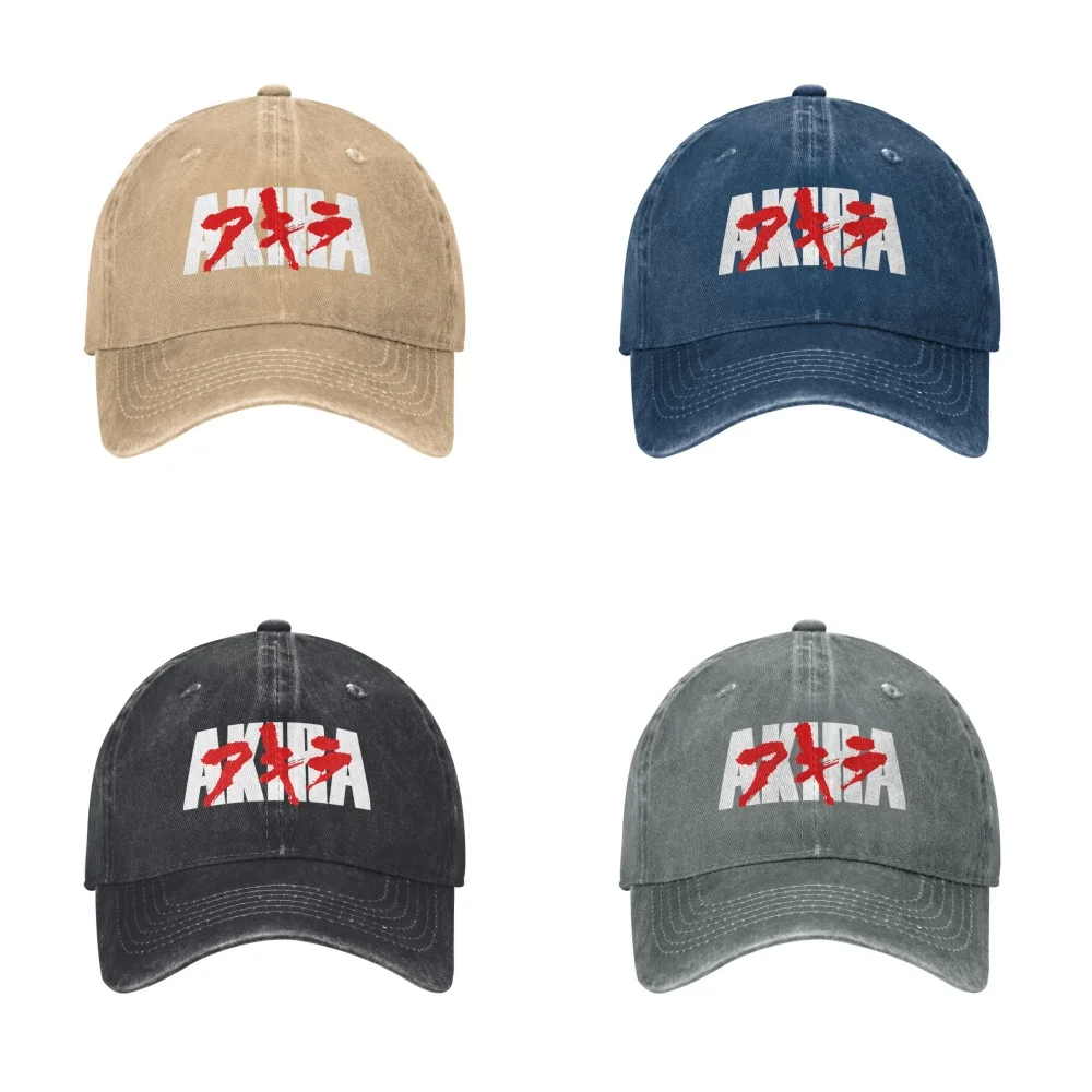 

Bloody A-Akira Logo Baseball Cap Men Dad Hat Unisex Hip Hop Cap Adult Denim Trucker Cap Summer Sport Sunscreen Hat