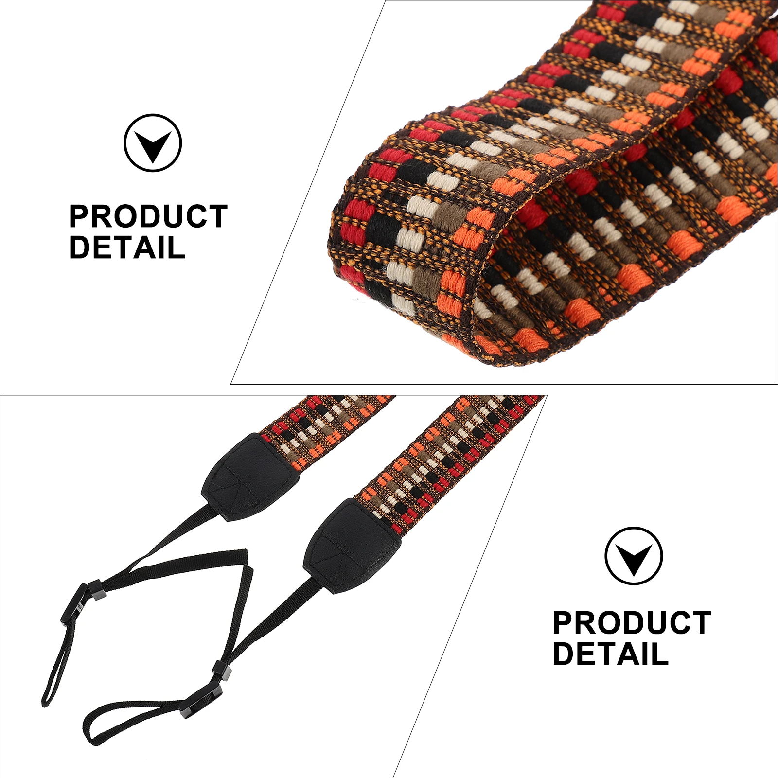

2 PCS Camera Neck Strap Strip Shoulder Belt Old Fashioned Travel Photography Accessories