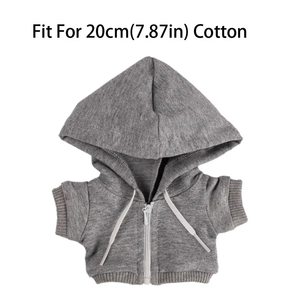 Sweat à capuche en coton multi-styles, mini vêtements décontractés de haute qualité, accessoires vestisensmignons, grill au beurre, mode, nouveau, 20cm