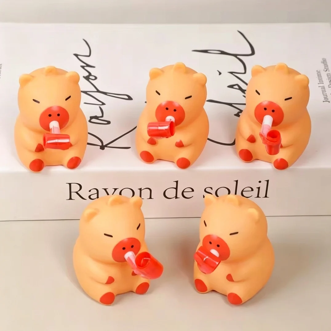 Capybara Fidget Squeeze Spielzeug Niedliches Quetschspielzeug mit Herausgestreckter Zunge Stressabbau-Spielzeug Geburtstagsgeschenke Party – Detail 10