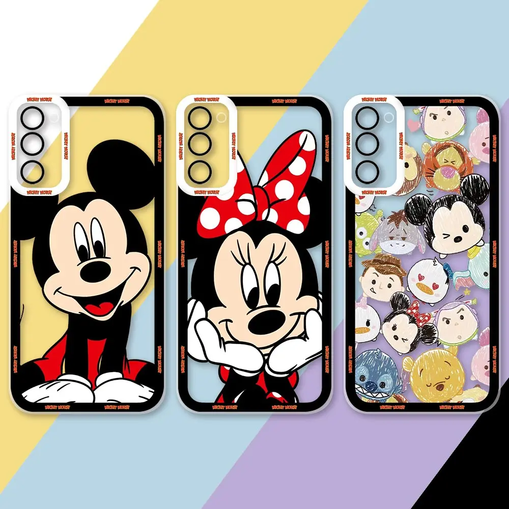 M-Mickey Mouse Cartoon Clear Case For OPPO A98 A94 A92 A78 A76 A74 A73 A55 A54 A53 A37 A31 A17 A16 A16K A15 A9 A7 A8 2020 Cover