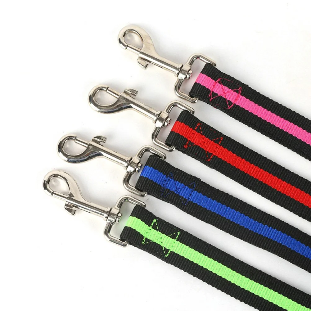 

Pet Leash For Dogs Strong Elastic Nylon Bungee Waist Leash 120-150Cm Stretchable Quick Release For Running Hiking Walking Waist