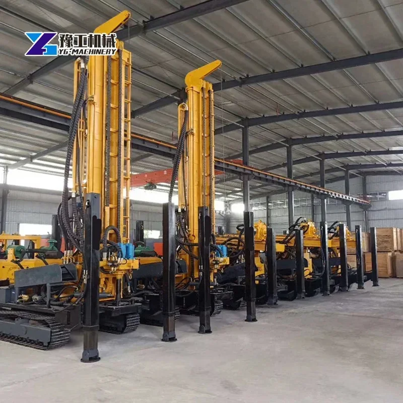 YG Crawler Water Well Drilling Rig Machine Portable 200m 300m Hydraulic Portable Core Drill Rig Machinery Price for Mexico