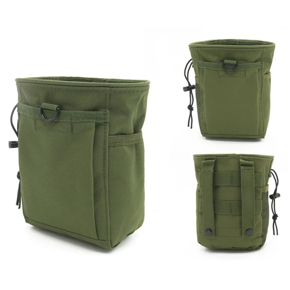 Outdoor Molle Drawstring Ammunition Bag Adjustable Utility Belt Fanny Hip Waist Bag Outdoor Ammo Storage Pack Ammo Bag