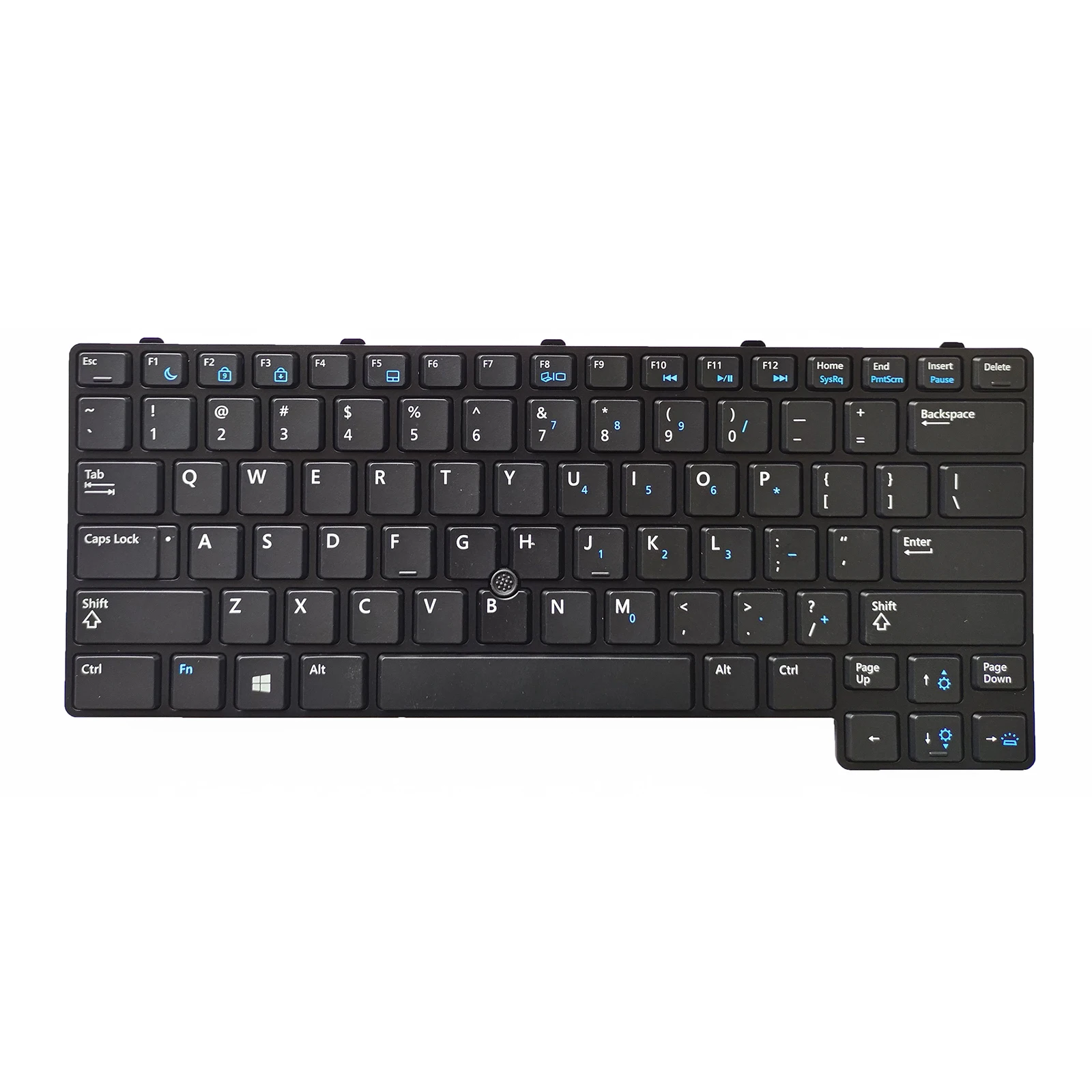 Imagem -02 - Teclado Padrão dos Eua com Luz de Fundo Preto Layout dos Eua para Dell E6430u E6430s 6530u 6430u100tb