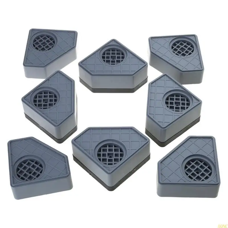 A0NC 4PCS Мебель выравнивающая базовая стиральная машина для ног Anti -Vibration Pad сохраняет стабильную