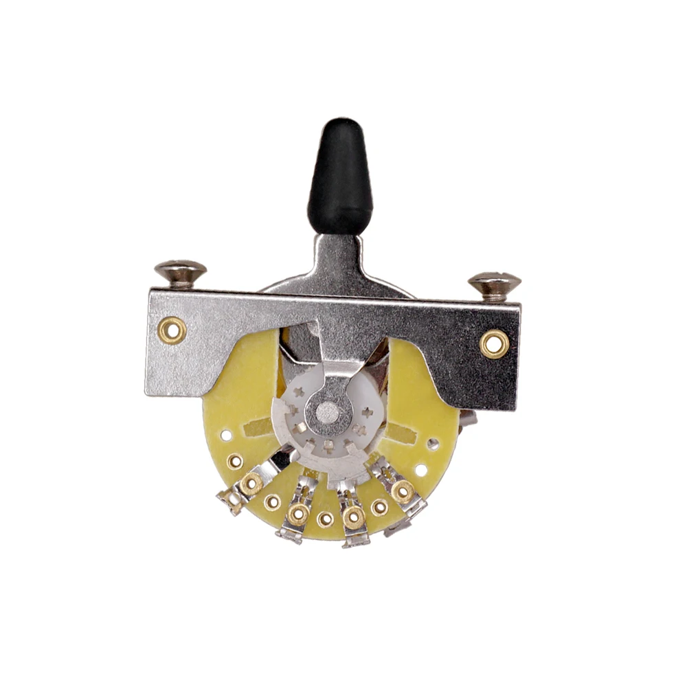 Vintage Style 3-Way Guitar Switch 3-Position Pickup Selector Anti-corrosion Durable for TL Electric Guitars with Mounting Screws