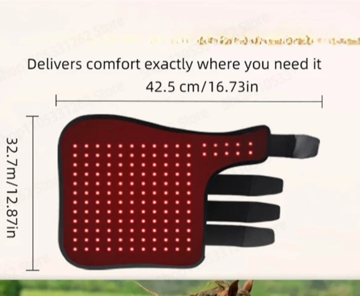 Red Light Therapy Wrap for Horse Knee Joint Pain Relief Far Infrared Heat