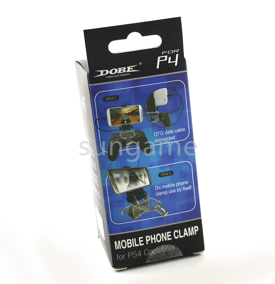 1 قطعة حامل هاتف تحكم لاسلكي قابل للتعديل غمبد خلية حامل لسوني بلاي ستيشن 4 PS4 قبضة اليد المحمول المشبك جبل