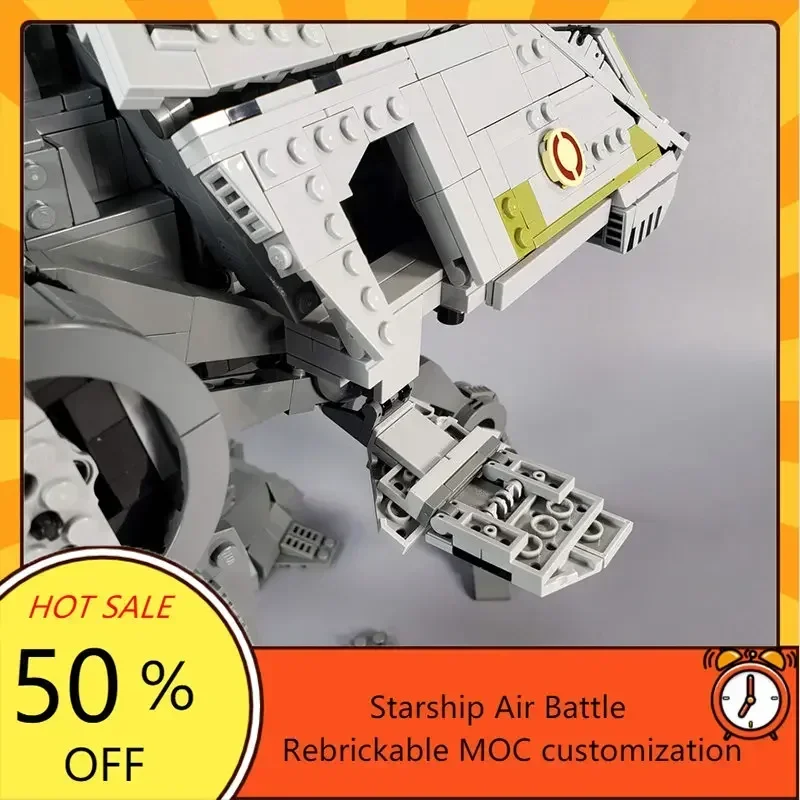 Space War Weapon AT-AP Walker  MOC SpaceShip Battle Model Building Blocks Architecture DIY Education Assembly Model Toys Gifts