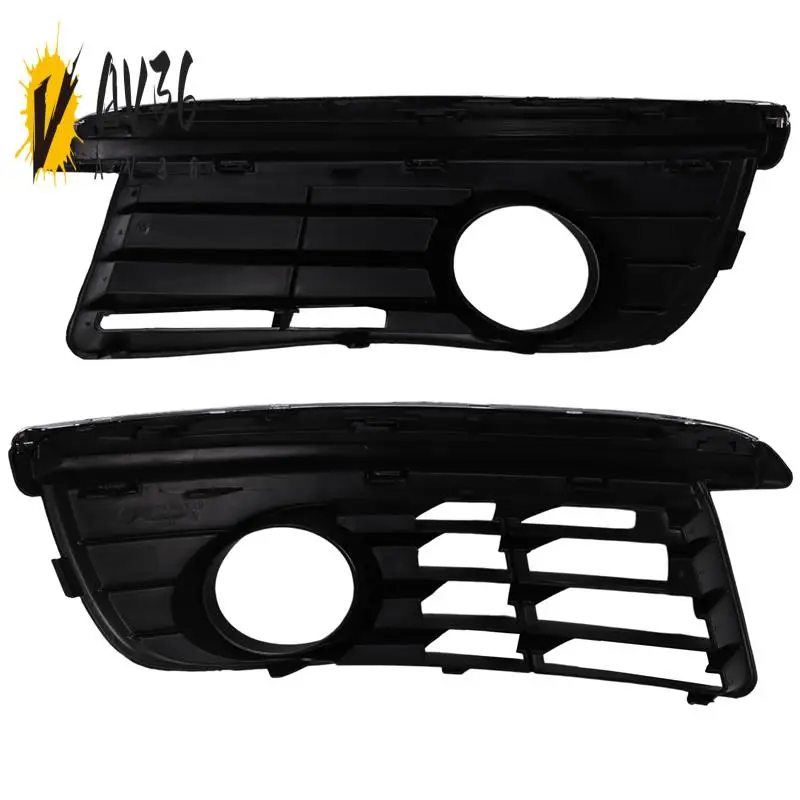 

AV36-Front Grills Bumper Fog Lights Cover Car Fog Lamp Frame Trim For VW Jetta MK5 2006-2010