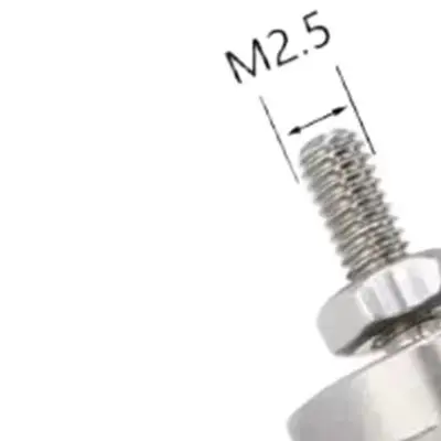 M2.5 Thread Roller Wheel Bearing For Dial Indicator Measuring Head Bicycle Wheel Alignment Amplitude For Ring Tool Silver