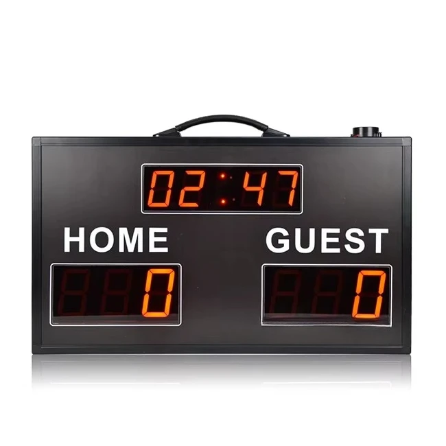Light Emitting Diode Portable Scoreboard Mini Soccer Light Emitting Diode Scoreboard Light Emitting Diode Multi-Sport Scoreboard