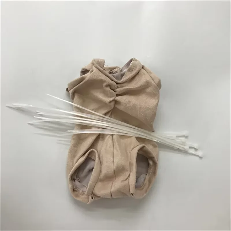 أجسام قماش كاملة الأطراف مقاس 18-24 بوصة لإكسسوارات تولد من جديد، أجسام قماش دمية الأطفال حديثي الولادة