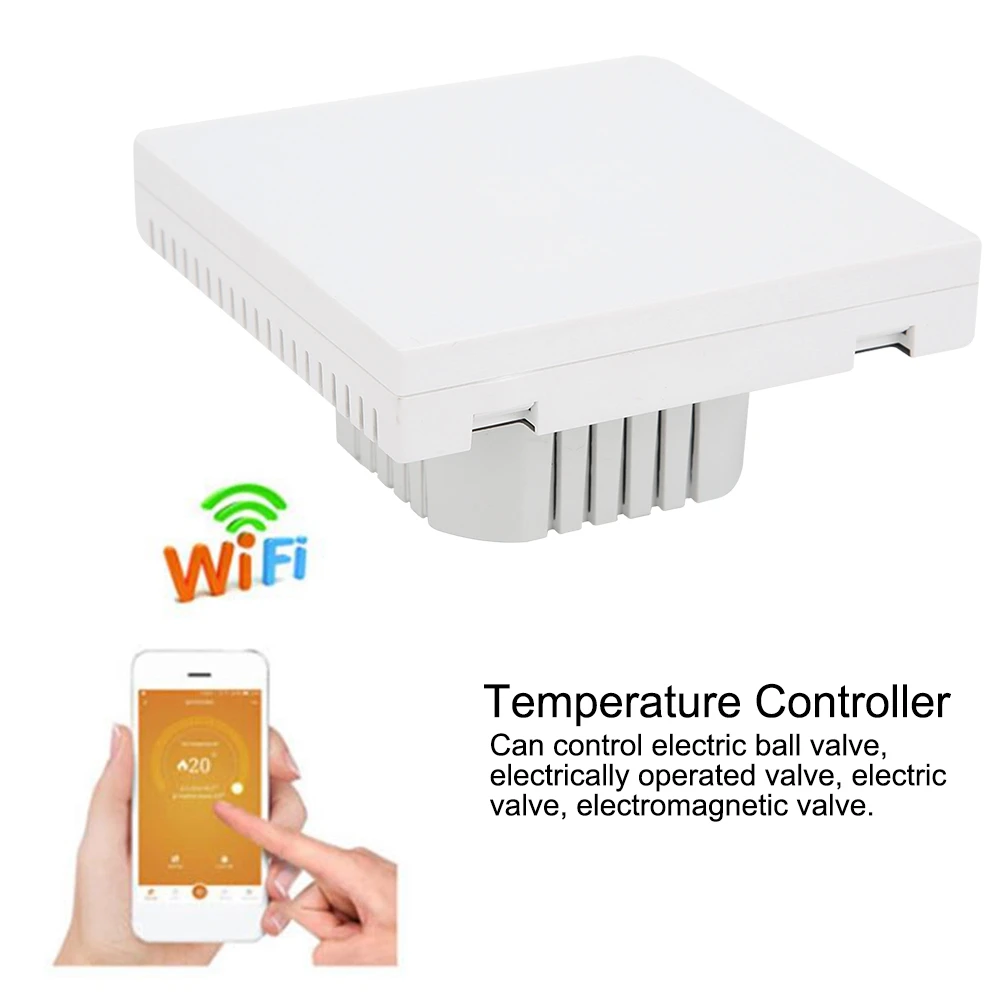 Termostato Digital LCD para suelo radiante, controlador de calefacción inteligente, aplicación de Control, 90-240V, tipo WiFi