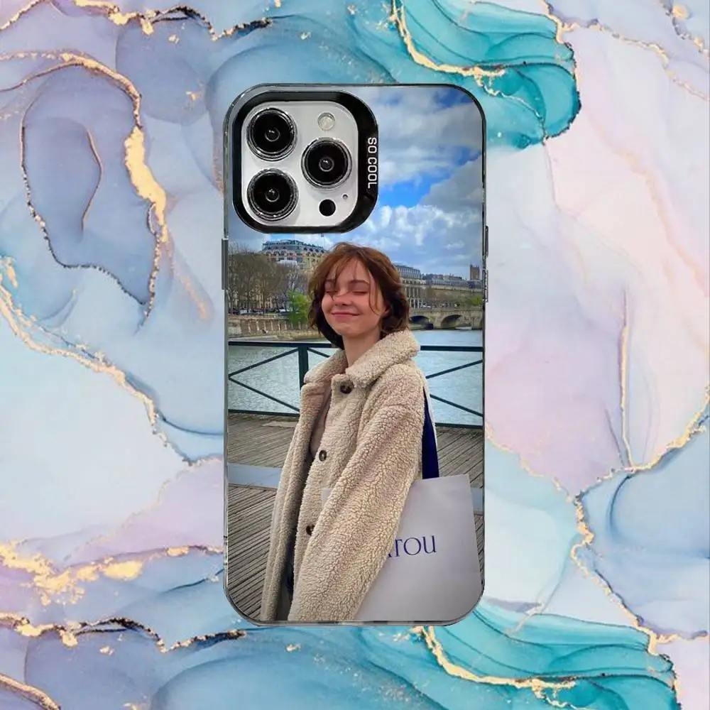 حافظة هاتف E-Emma Actor M-Myers لهاتف iPhone17,16,15,14,13,12,11 Plus، Pro Max غطاء مقاوم للصدمات باللون الأسود غير اللامع