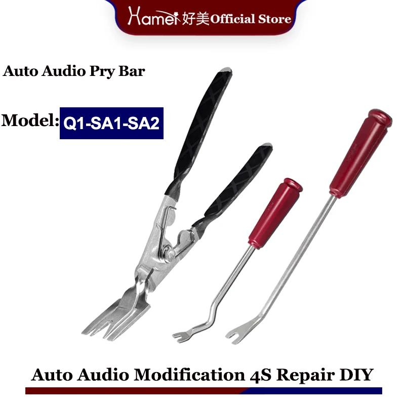 

Stainless Steel Car Door Clip Panel Trim Removal Tool Interior Headlight Plier Repair Installation Trim Clip Removal Pliers