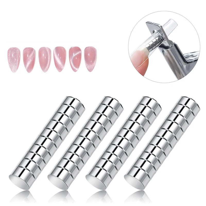 Cat Eye Nail Magnet Set With Flexible Iron Wire For Creating Heart & Ingot Shapes On Nails Nail Art Accessories Tools Stick Kit