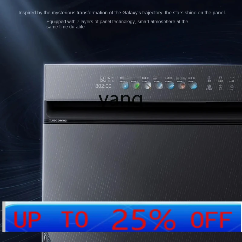 

CX Frequency Conversion Dishwasher Universal X6 Star Gray Automatic Household