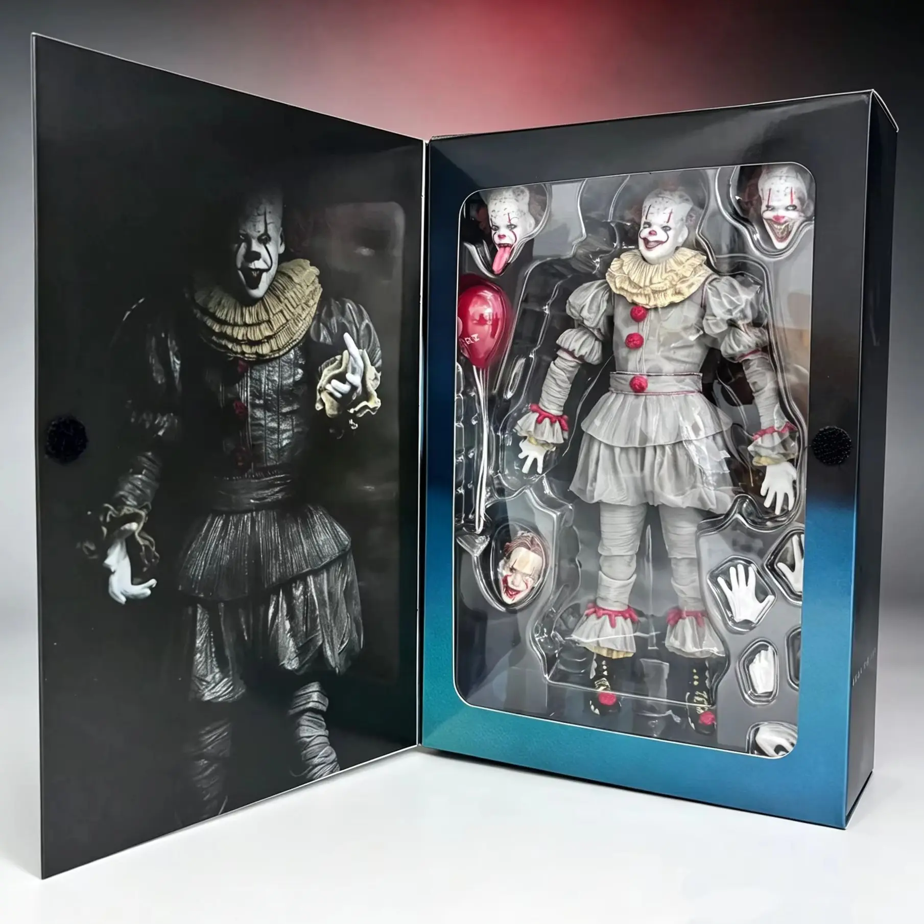 Resurrected Pennywise the Clown Figure Full Set Handmade desktop Model Articulated Joints Collectible Birthday Gift - view 6