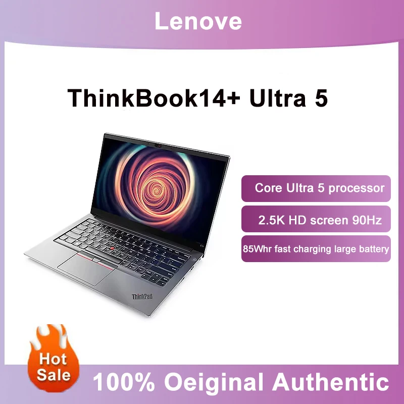 ThinkPad Lenovo ноутбук ThinkBook 14 2024 Intel Evo сертифицированный Core Ultra5 125H 14 "16G 1T 2,8K AI высокая кисточка для офиса