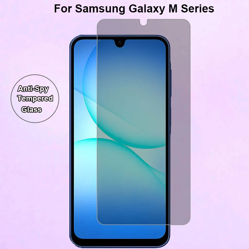 For Samsung Galaxy M07 M17 M06 M16 M36 M56 M05 M15 M35 M55s M55 Anti-Spy Privacy Protection Tempered Glass Screen Protector Film