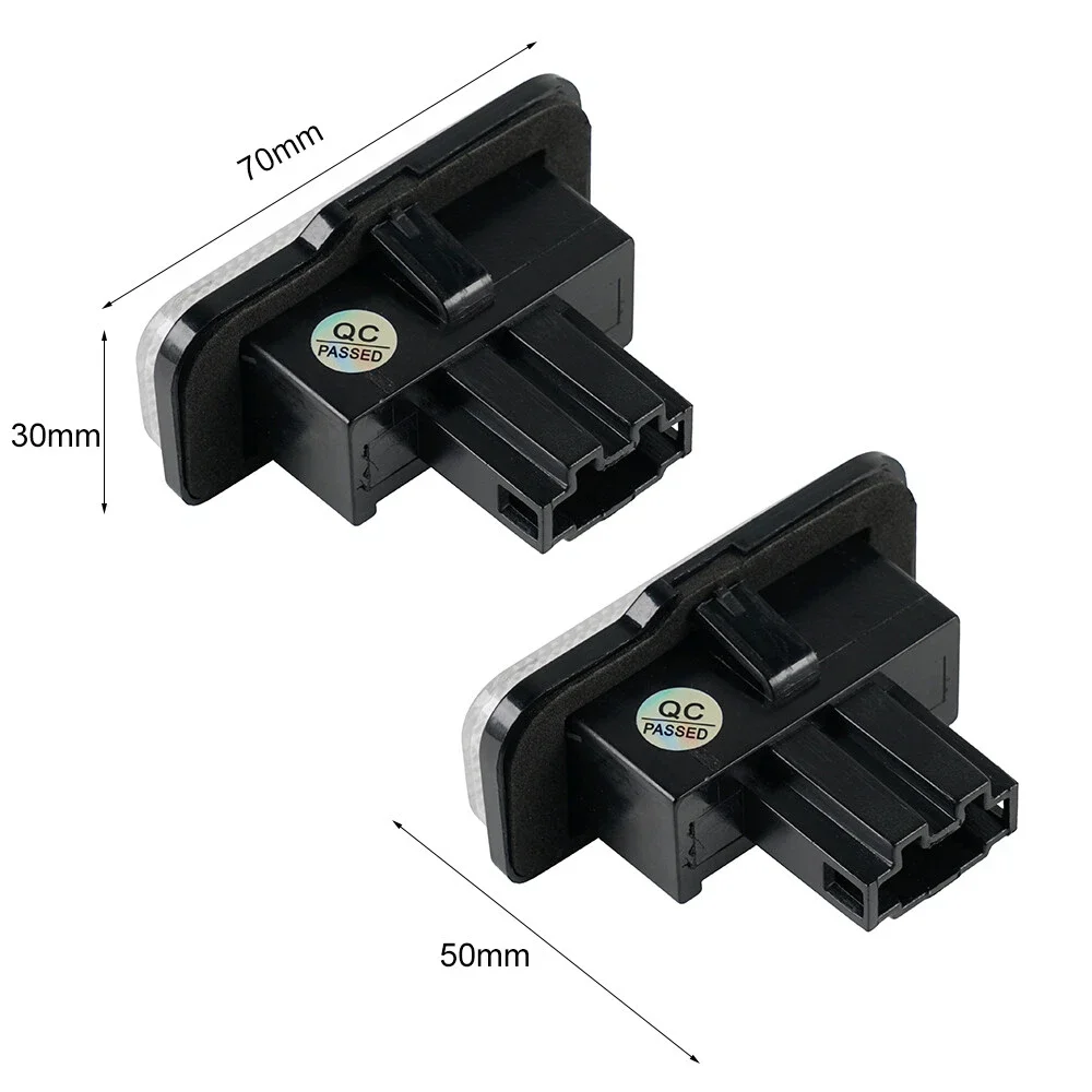 2 قطعة LED رقم الترخيص لوحة ضوء لبنز S203 W211 S211 W219 C219 R171 C E الفئة A2038200256 ترخيص مصباح لوحة ضوء أجزاء