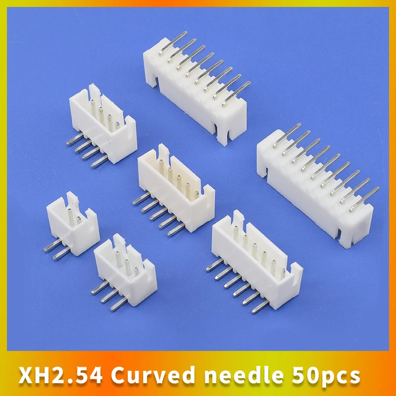 10pcs  XH2.54 2.54mm Socket Connector Pin Header Straight Pin 2p-12p