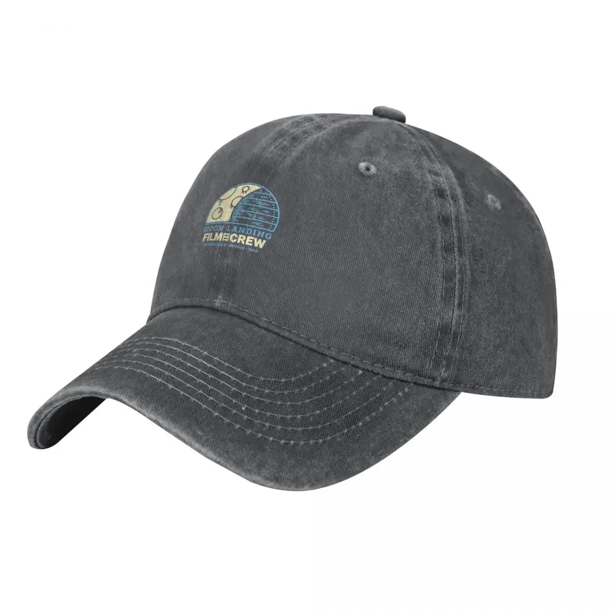 

Moon Landing Hoax Film Crew Conspiracy Theory Baseball Cap Unique hats Snapback Cap Men Golf Wear Women's