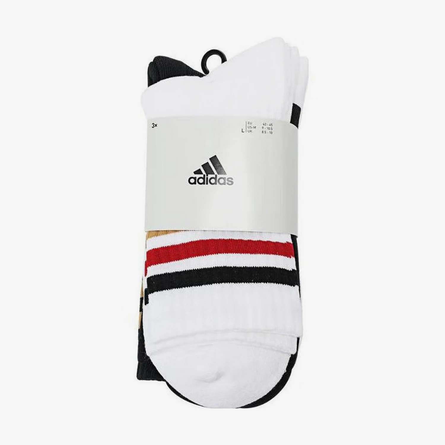 

Adidas genuine New Unisex Comfort Breathable Sport Socks (3 Pairs) IY8642